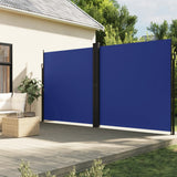 Vidaxl tuinscherm uittrekbaar 220x1200 cm blauw - afbeelding 1