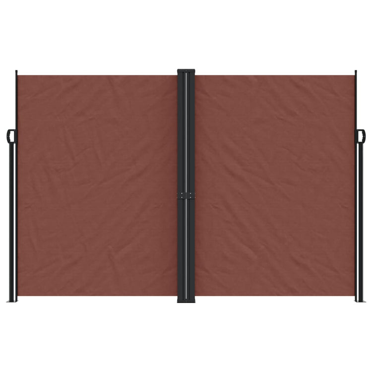 Vidaxl tuinscherm uittrekbaar 220x1200 cm bruin