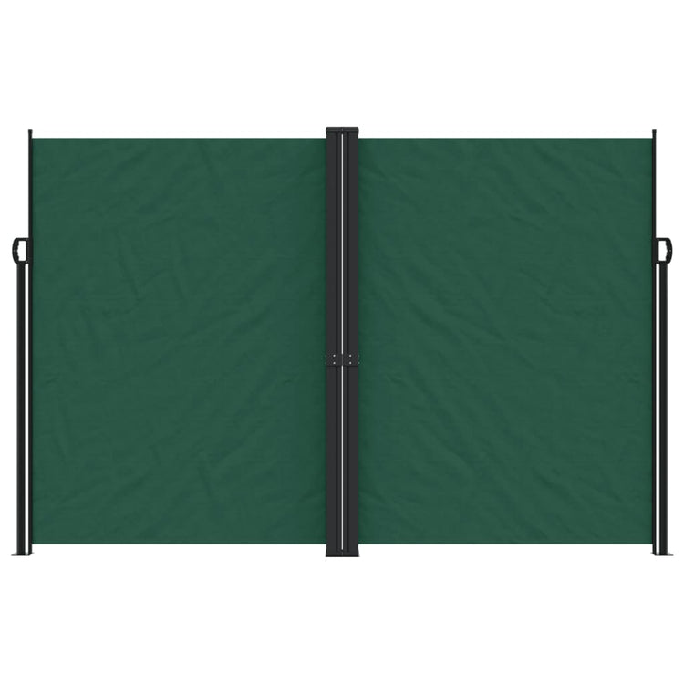 Vidaxl windscherm uittrekbaar 220x1200 cm donkergroen