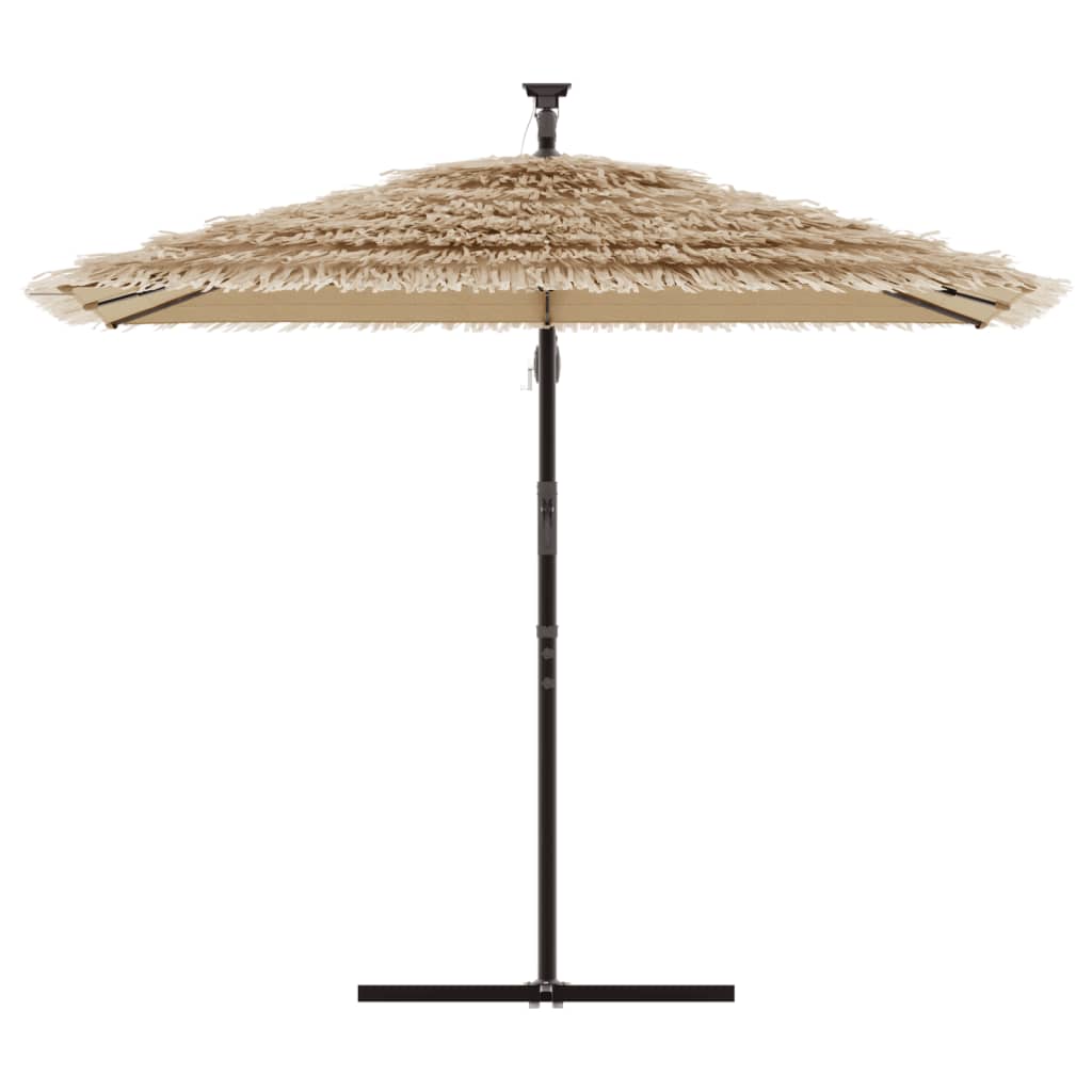 Vidaxl parasol met stalen paal 290x290x238 cm bruin