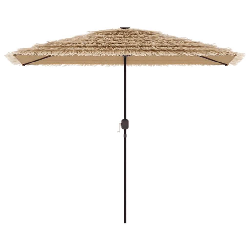 Vidaxl parasol met stalen paal 300x200x250 cm bruin
