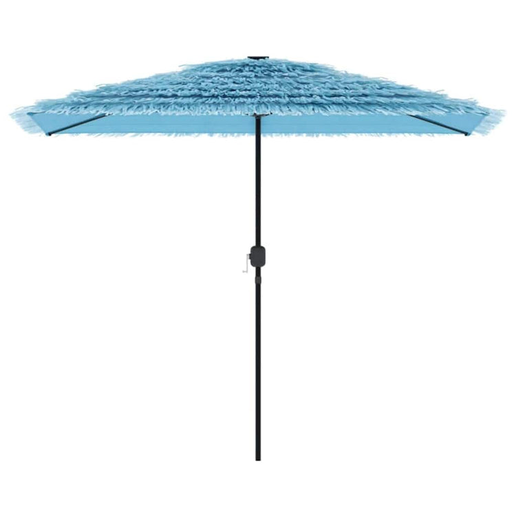Vidaxl parasol met stalen paal 300x200x250 cm blauw