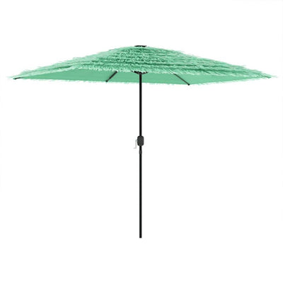 Vidaxl parasol met stalen paal 300x200x250 cm groen
