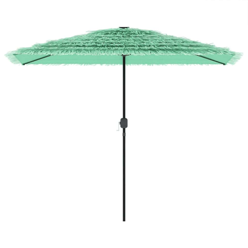 Vidaxl parasol met stalen paal 300x200x250 cm groen