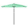 Vidaxl parasol met stalen paal 288x288x225 cm groen