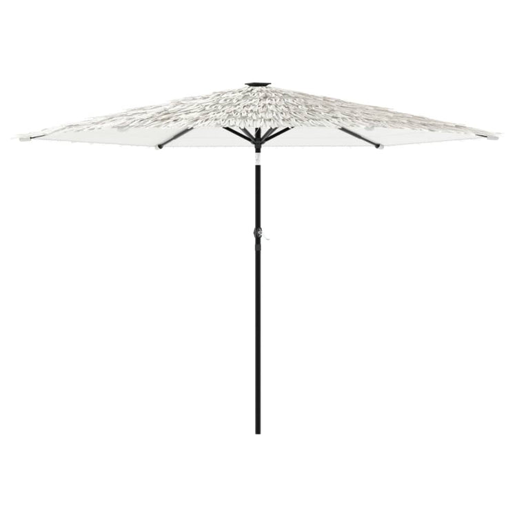Vidaxl parasol met stalen paal 288x288x225 cm wit