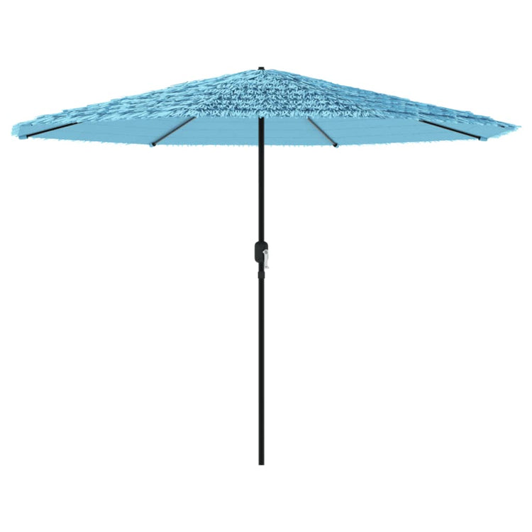 Vidaxl parasol met stalen paal 324x324x247 cm blauw