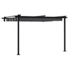 Vidaxl prieel antraciet 300 x 300 x 200 cm polyester