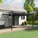 Vidaxl prieel antraciet 400 x 300 x 200 cm polyester