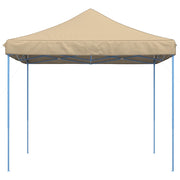 Vidaxl partytent inklapbaar pop-up 292x292x315 cm beige - afbeelding 3
