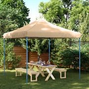 Vidaxl partytent inklapbaar pop-up 292x292x315 cm beige - afbeelding 1