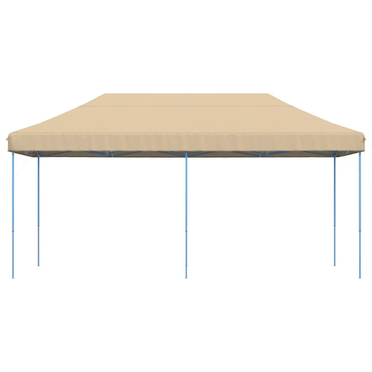 Vidaxl partytent inklapbaar pop-up 580x292x315 cm beige
