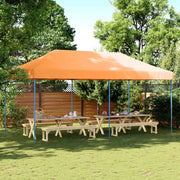 Vidaxl partytent inklapbaar pop-up 580x292x315 cm oranje - afbeelding 1