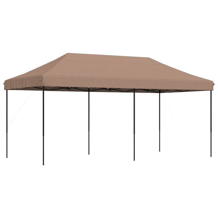 Vidaxl partytent inklapbaar pop-up 580x292x315 cm bruin