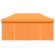 Vidaxl partytent inklapbaar pop-up met 4 zijwanden oranje - afbeelding 3