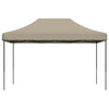 Vidaxl partytent inklapbaar pop-up 440x292x315 cm taupe