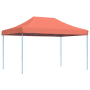 Vidaxl partytent inklapbaar pop-up 440x292x315 cm terracotta - afbeelding 2