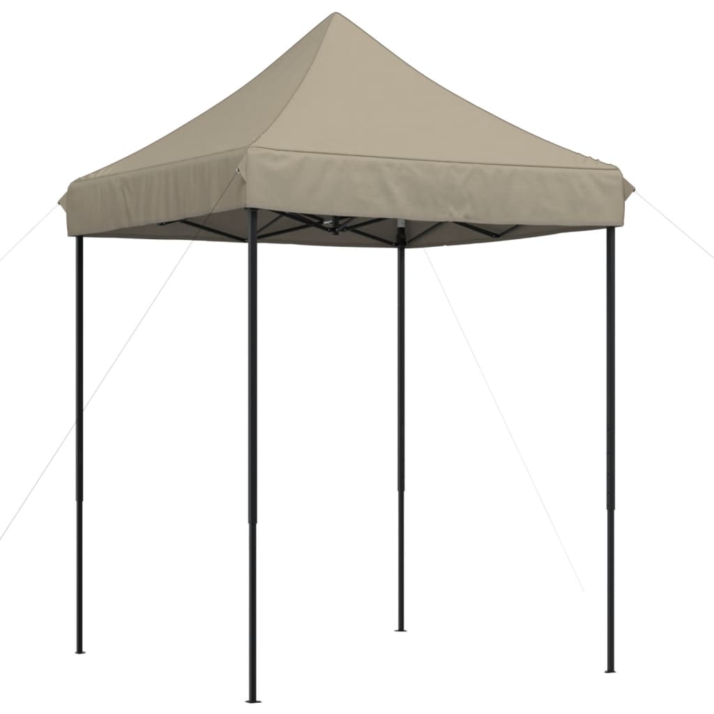 Vidaxl partytent inklapbaar pop-up 200x200x306 cm taupe