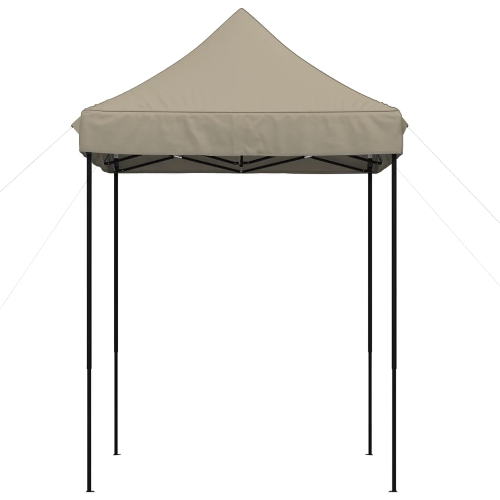 Vidaxl partytent inklapbaar pop-up 200x200x306 cm taupe