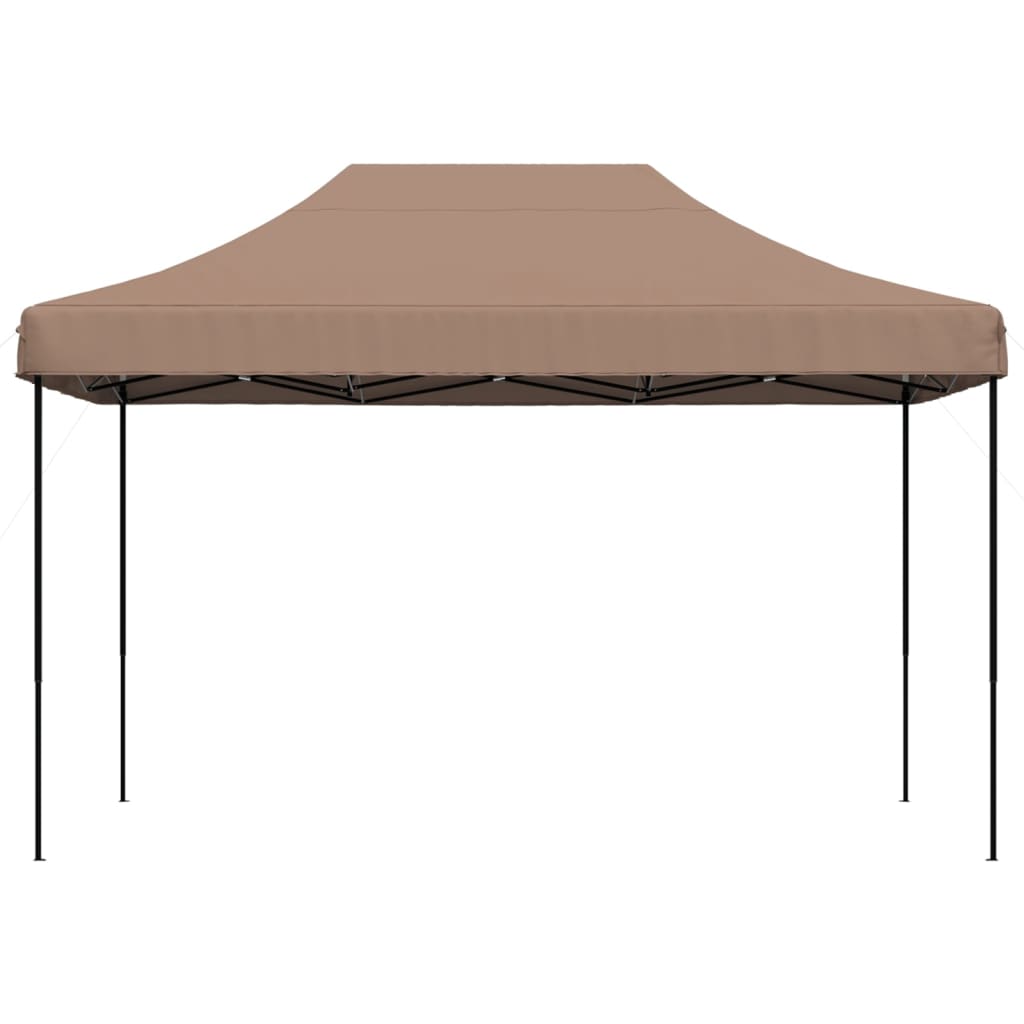 Vidaxl partytent inklapbaar pop-up 410x279x315 cm bruin