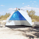Vidaxl strandtent waterdicht snelontgrendeling azuurblauw - afbeelding 3