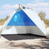 Vidaxl strandtent waterdicht snelontgrendeling azuurblauw - afbeelding 1