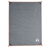 Vidaxl picknickkleed met haringen 205x155 cm grijs en oranje