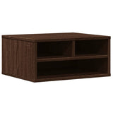 Vidaxl printerkastje 49x40x22,5 cm bewerkt hout bruin eikenkleurig - afbeelding 2