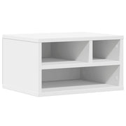 Vidaxl printerkastje 40x32x22,5 cm bewerkt hout wit - afbeelding 2