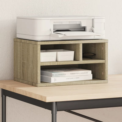 Vidaxl printerkastje 40x32x22,5 cm bewerkt hout sonoma eikenkleurig