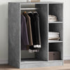 VidaXL Kledingkast 77x48x102 cm bewerkt hout betongrijs