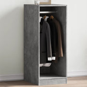 Vidaxl kledingkast 48x41x102 cm bewerkt hout betongrijs - afbeelding 1