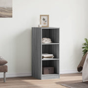 Vidaxl kledingkast 48x41x102 cm bewerkt hout grijs sonoma eikenkleurig - afbeelding 3