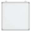 Vidaxl whiteboard magnetisch 40x40x1,7 cm aluminium