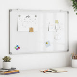 Vidaxl whiteboard magnetisch 100x60x1,7 cm aluminium - afbeelding 1