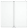 Vidaxl whiteboard magnetisch inklapbaar 80x80x1,7 cm aluminium