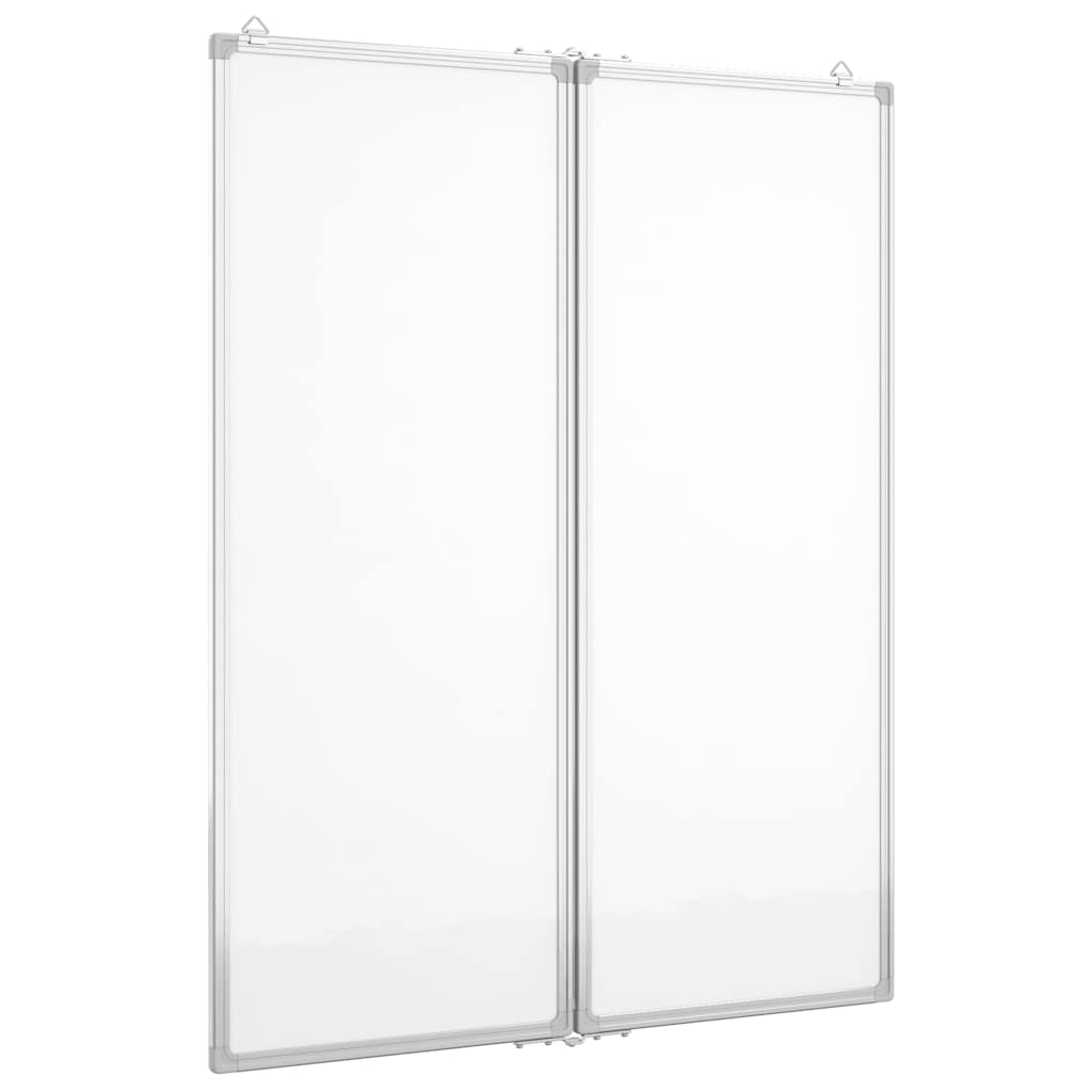 Vidaxl whiteboard magnetisch inklapbaar 80x100x1,7 cm aluminium