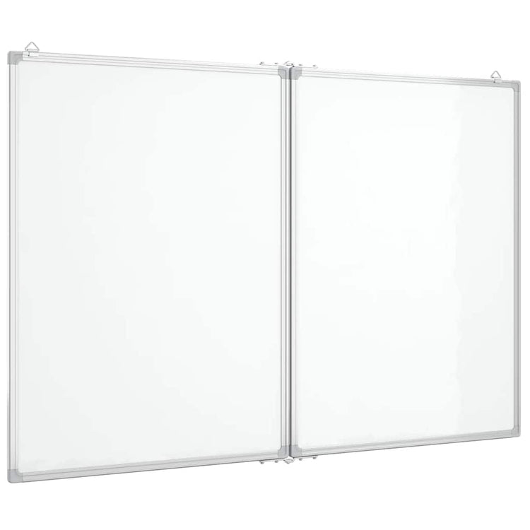 Vidaxl whiteboard magnetisch inklapbaar 100x80x1,7 cm aluminium