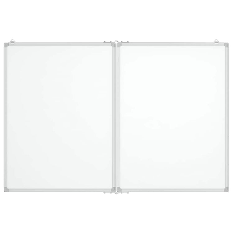Vidaxl whiteboard magnetisch inklapbaar 100x80x1,7 cm aluminium