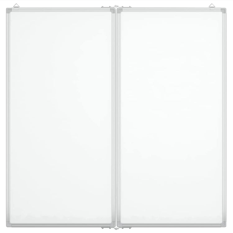 Vidaxl whiteboard magnetisch inklapbaar 100x100x1,7 cm aluminium