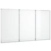 Vidaxl whiteboard magnetisch inklapbaar 120x80x1,7 cm aluminium