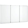 Vidaxl whiteboard magnetisch inklapbaar 150x80x1,7 cm aluminium