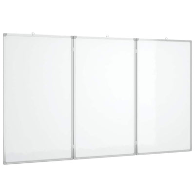 Vidaxl whiteboard magnetisch inklapbaar 150x80x1,7 cm aluminium