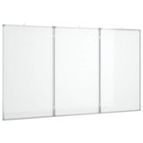 Vidaxl whiteboard magnetisch inklapbaar 180x100x1,7 cm aluminium - afbeelding 2