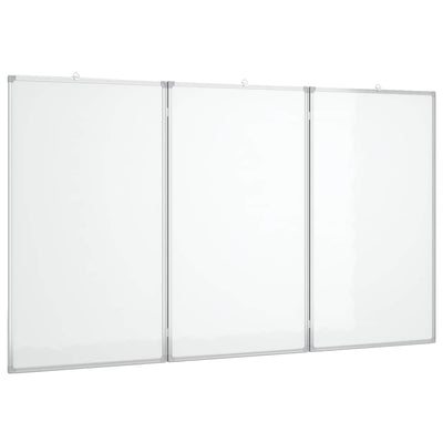 Vidaxl whiteboard magnetisch inklapbaar 180x100x1,7 cm aluminium