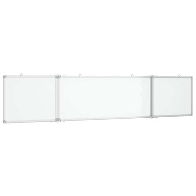 Vidaxl whiteboard magnetisch inklapbaar 200x40x1,7 cm aluminium