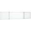 Vidaxl whiteboard magnetisch inklapbaar 200x40x1,7 cm aluminium