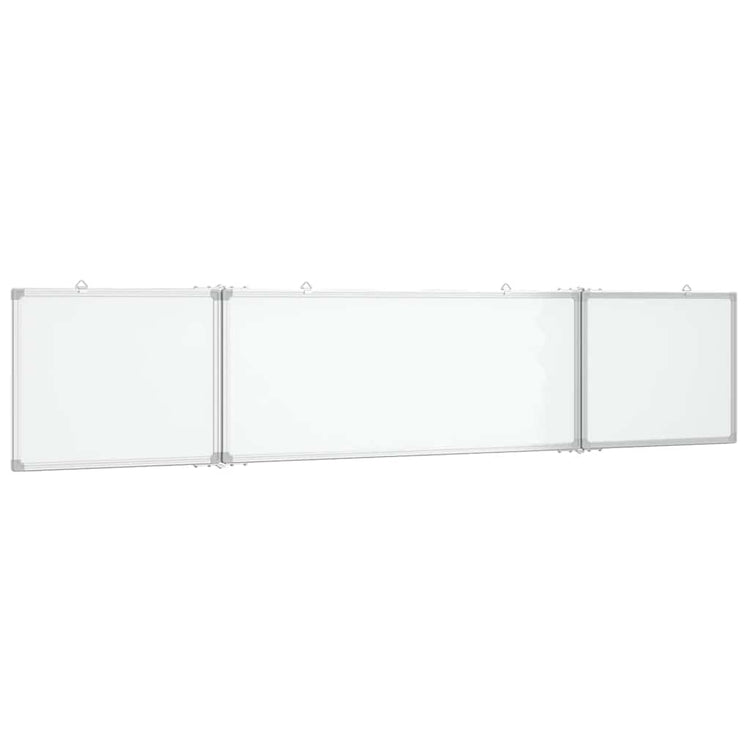 Vidaxl whiteboard magnetisch inklapbaar 200x40x1,7 cm aluminium