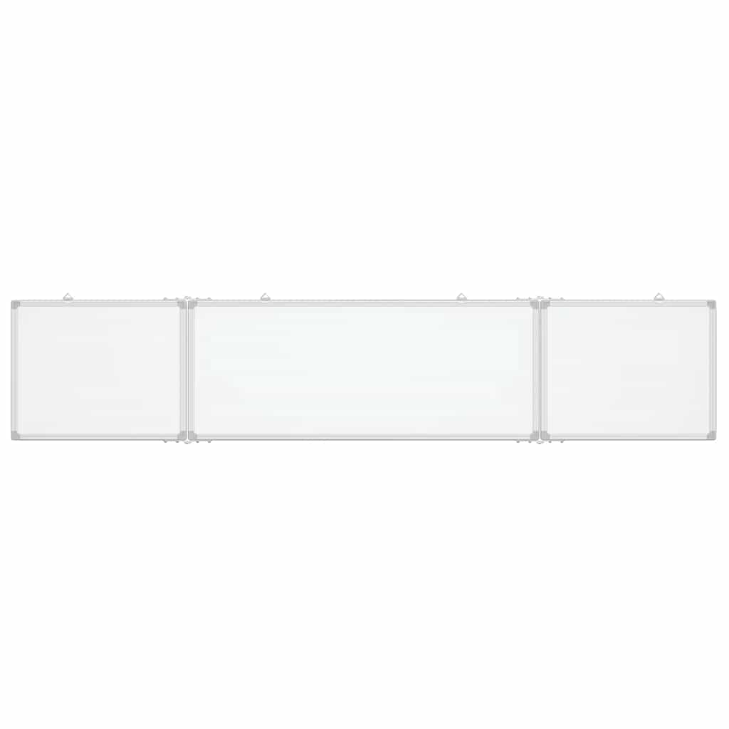Vidaxl whiteboard magnetisch inklapbaar 200x40x1,7 cm aluminium