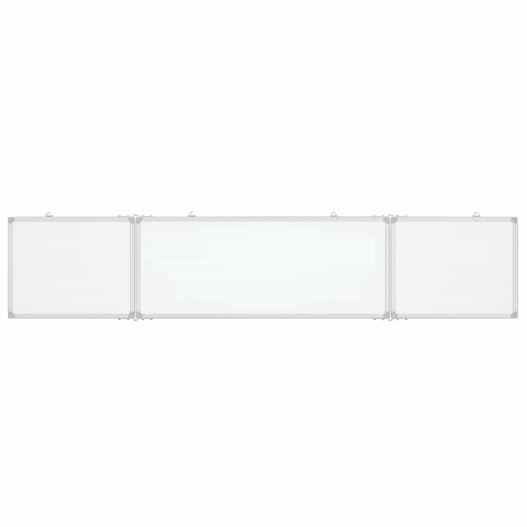 Vidaxl whiteboard magnetisch inklapbaar 200x40x1,7 cm aluminium